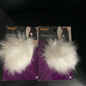 Spirit costume, white tail, two pieces